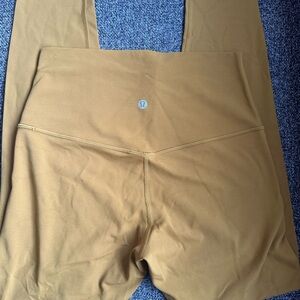 Lululemon Mustard Yellow Align High-Waisted Leggings size 6